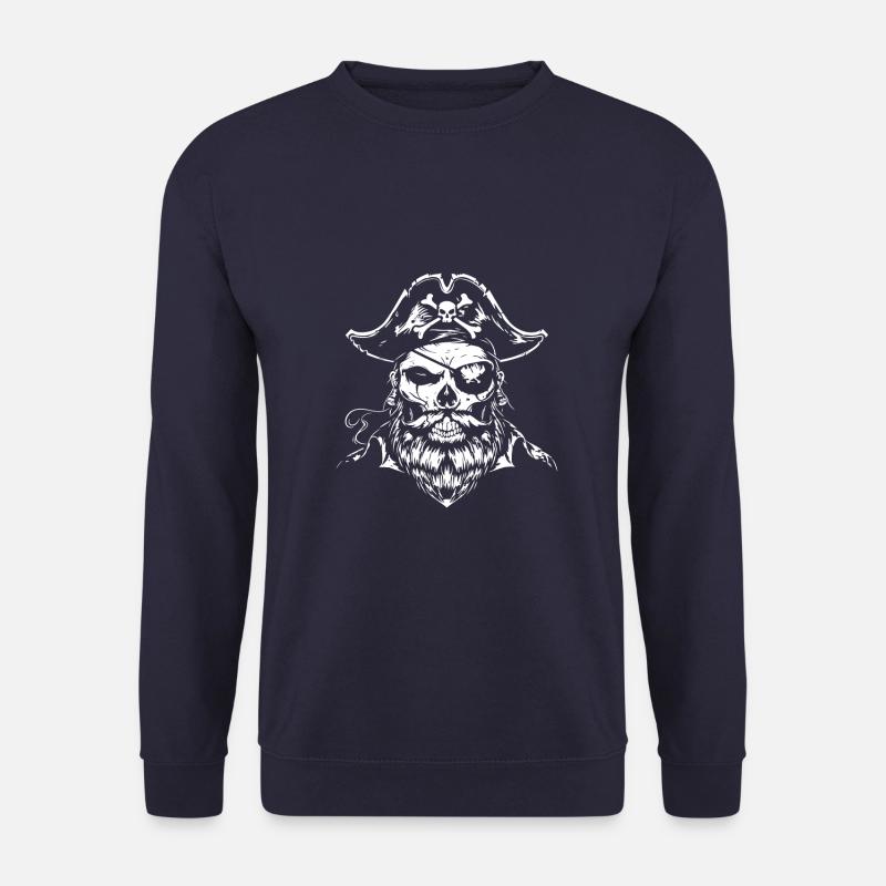 Pirate Skull - Unisex Sweatshirt - navy