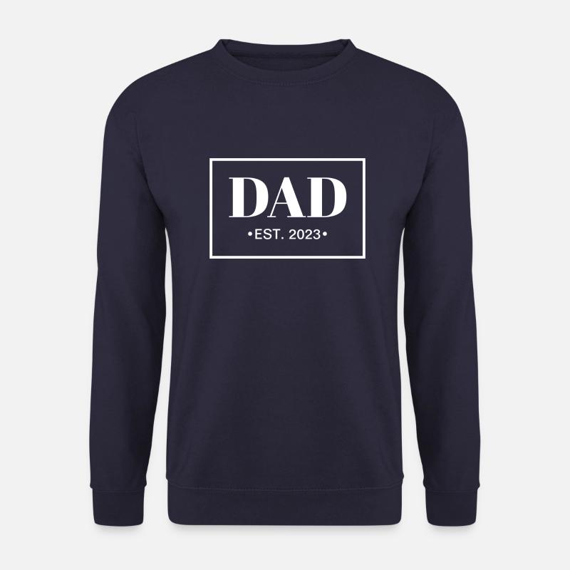 DAD EST. 2023 - DADDY SINCE 2023 - NACHWUCHS - Unisex Pullover - Navy