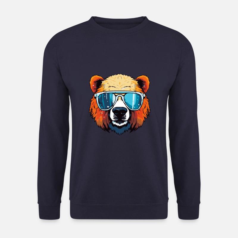 Eisbär Kopf Cool Polar bär - Unisex Pullover - Navy