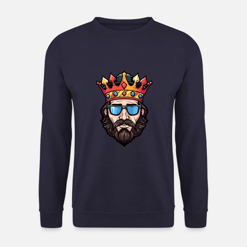 King Crown Head Cool - Unisex Sweatshirt - navy
