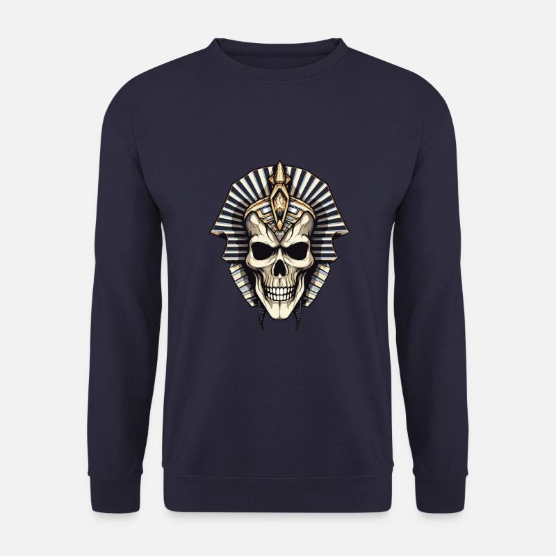 Pharaoh Skull - Unisex Sweatshirt - navy