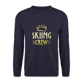 Équipe de ski - Sweat-shirt Unisexe - marine - Devant - Alina (178cm) & Michal (187cm)