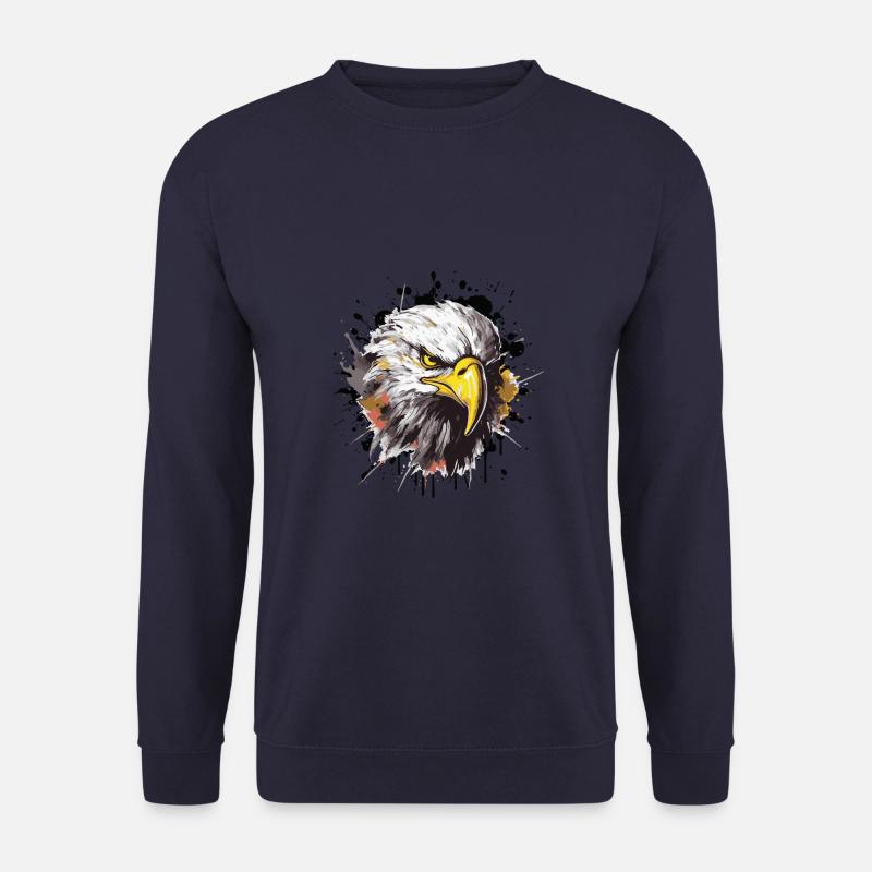 Eagle Head Icon Animal - Unisex Sweatshirt - navy