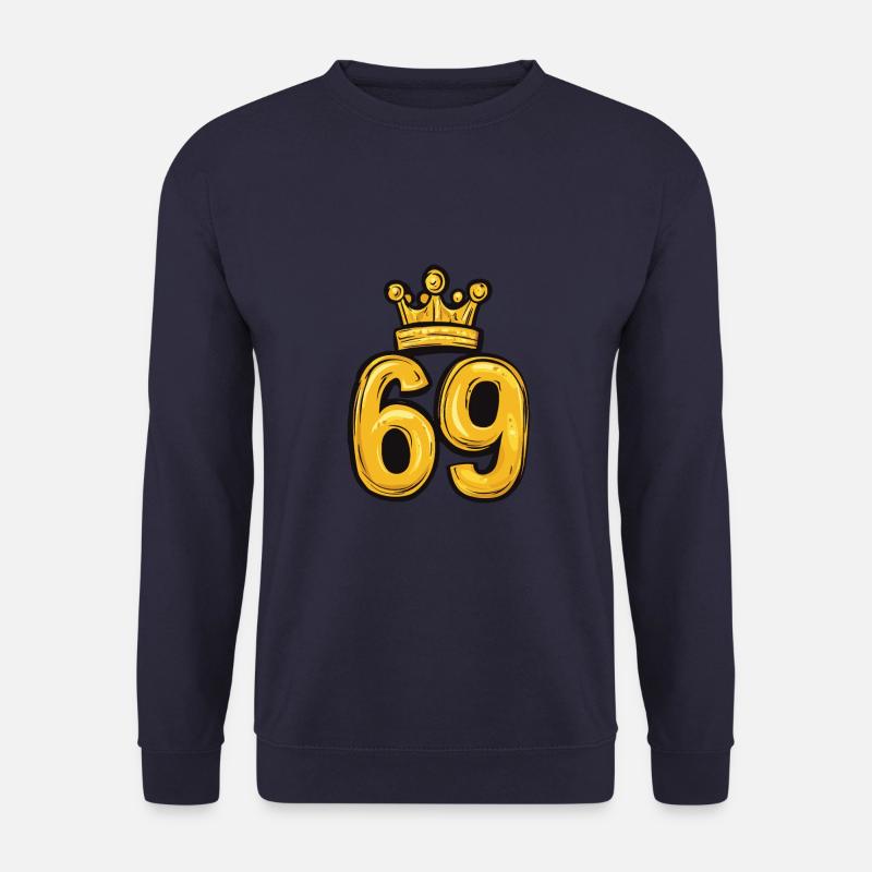 69 Number Jersey Crown - Unisex Sweatshirt - navy
