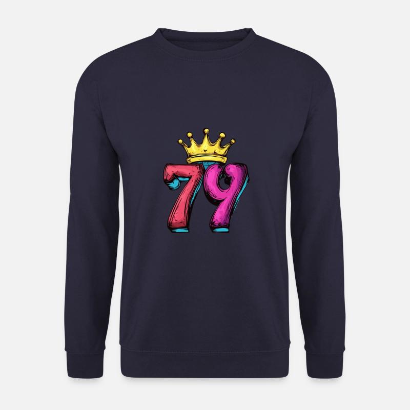 79 Number Jersey Crown - Unisex Sweatshirt - navy