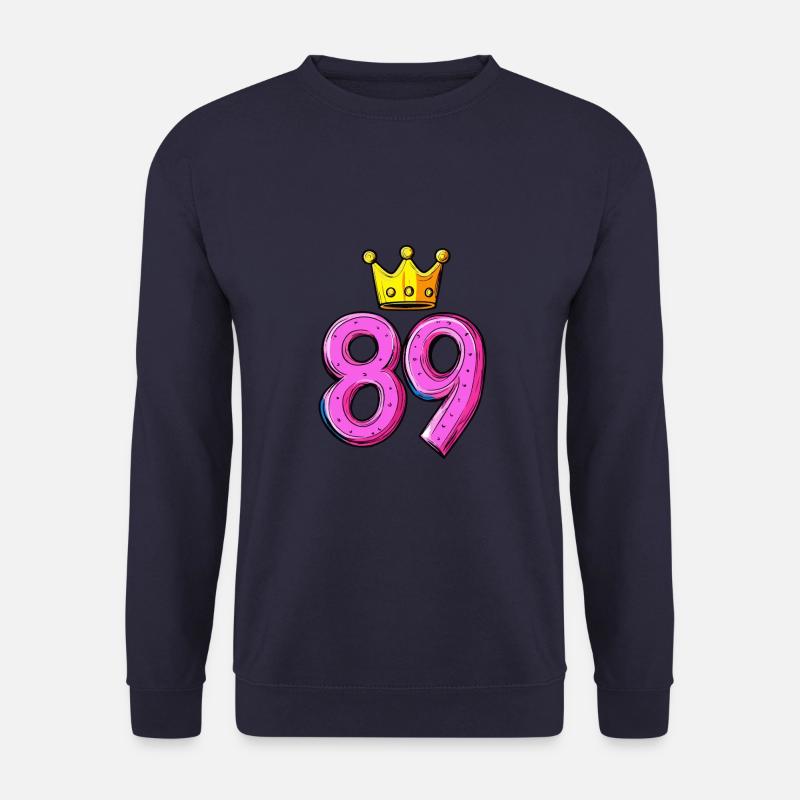 89 Number Jersey Crown - Unisex Sweatshirt - navy