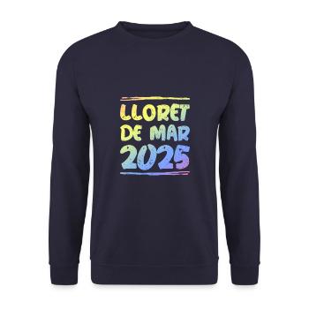 Lloret De Mar 2025 Colorful - Unisex Sweatshirt - navy - Front - Alina (178cm) & Michal (187cm)