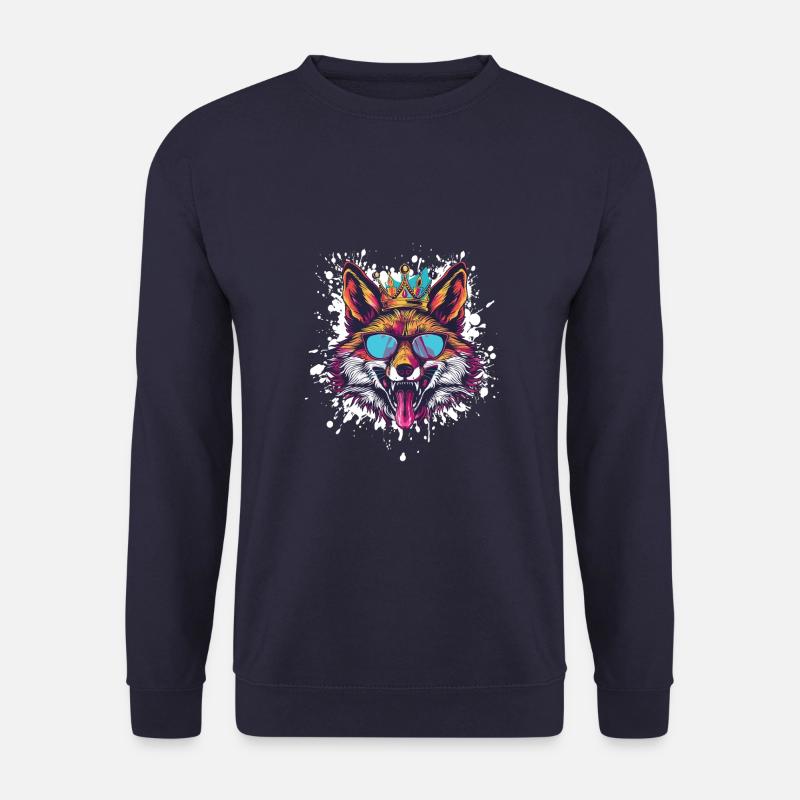 Fuchs Lustig - Unisex Pullover - Navy