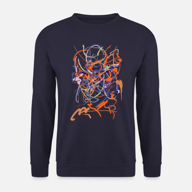 Abstract Art Patterns - Unisex Sweatshirt - navy