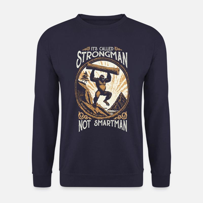 STRONGMAN not SMARTMAN - Unisex Sweatshirt - navy