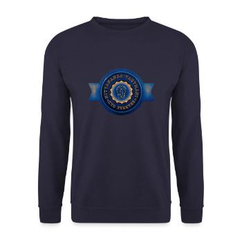 Nityananda Vartmani Blue - Unisex Sweatshirt - navy - Front - Alina (178cm) & Michal (187cm)