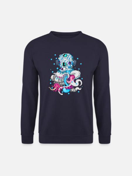 Octopus - zombie - streetwear cool sea monster - Sweat-shirt Unisexe - marine