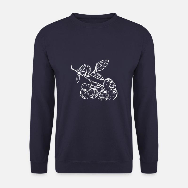 Berries - Fruit - Natural / White - Unisex Sweatshirt - navy