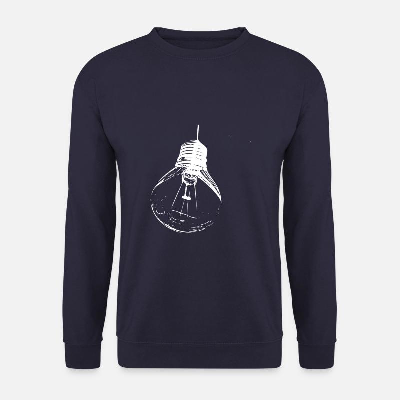 Glühbirne hell - Unisex Pullover - Navy