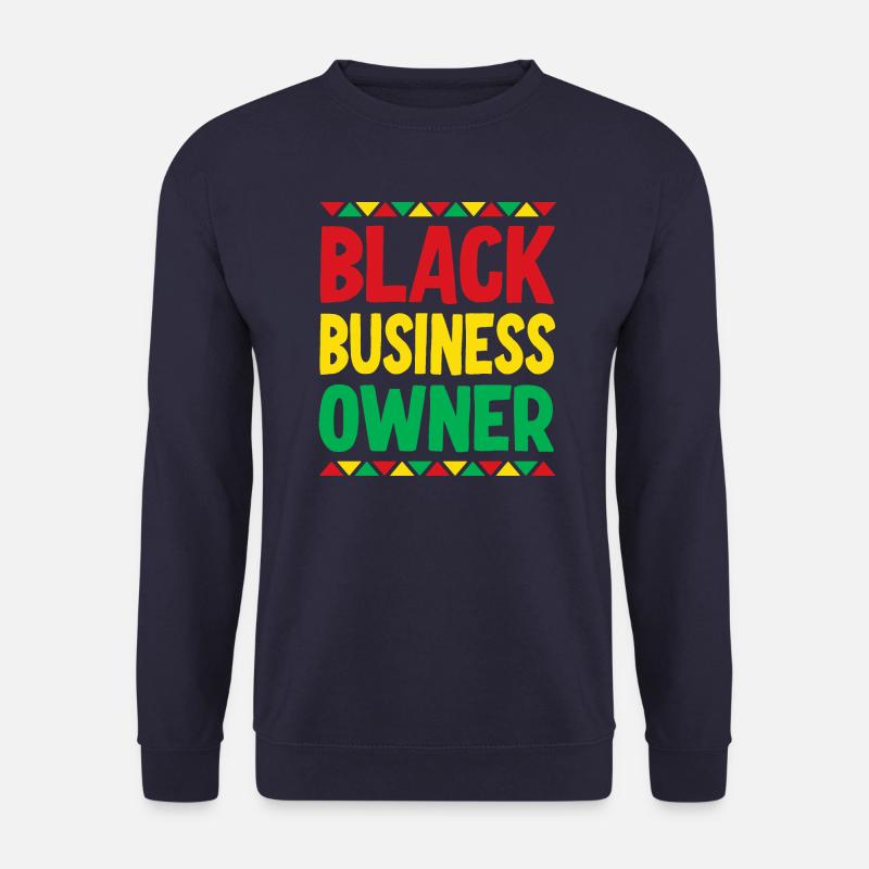 Black Business Owner - Unisex Pullover - Navy