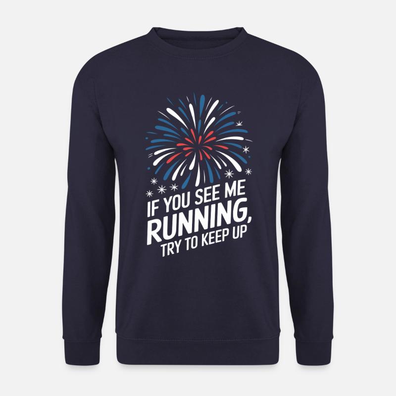 Pyrotechnics Fireworks Pyrotechnics - Unisex Sweatshirt - navy