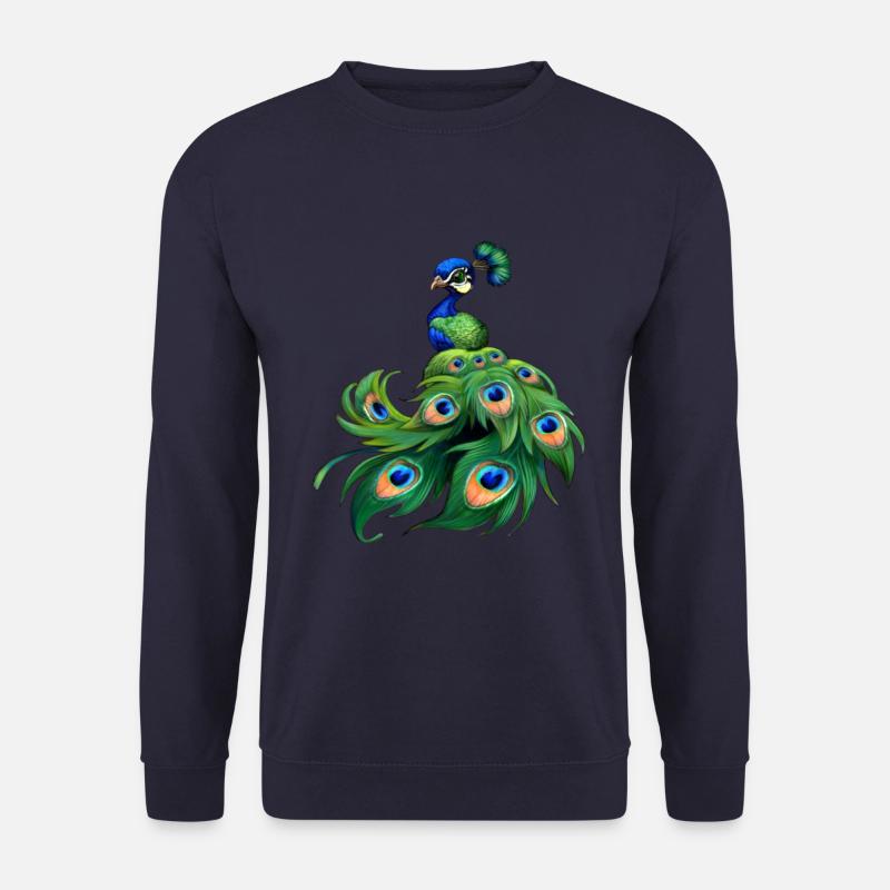 pfauenblau - Unisex Pullover - Navy