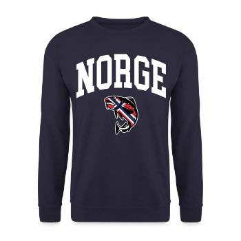 Norvège - Sweat-shirt Unisexe - marine - Devant - Alina (178cm) & Michal (187cm)