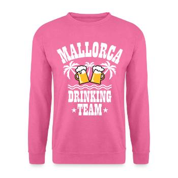 09 Mallorca Drinking Team Beer Mass Bier Party - Unisex Pullover - Pink - Vorne