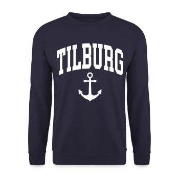 Tilburg - Unisex Pullover - Navy - Vorne - Alina (178cm) & Michal (187cm)