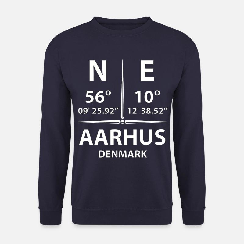 GPS Aarhus DK - Unisex Pullover - Navy