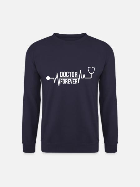 Arzt Doktor Medizin Krankenhaus Beruf Arbeit - Unisex Pullover - Navy