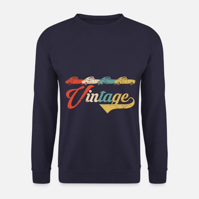 Auto Oldtimer Wagen Retro Vintage - Unisex Pullover - Navy
