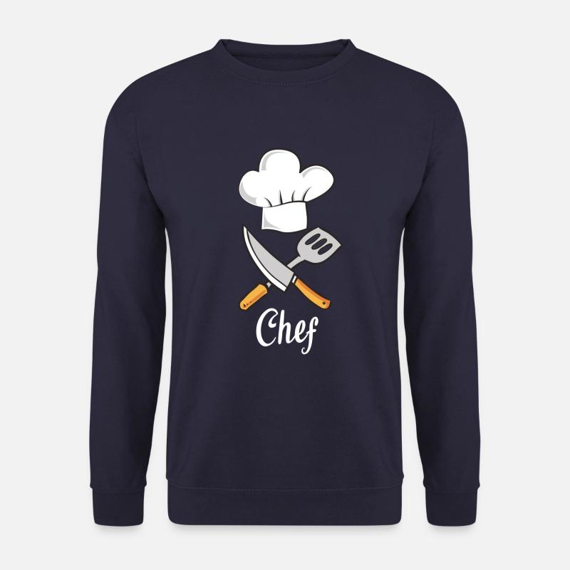 Koch Chef Chefkoch kochen Küche Essen - Unisex Pullover - Navy