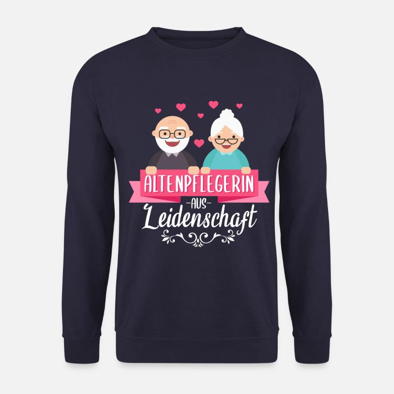Altenpflegerin Pflegerin Beruf Spruch Altenpflege - Unisex Pullover - Navy