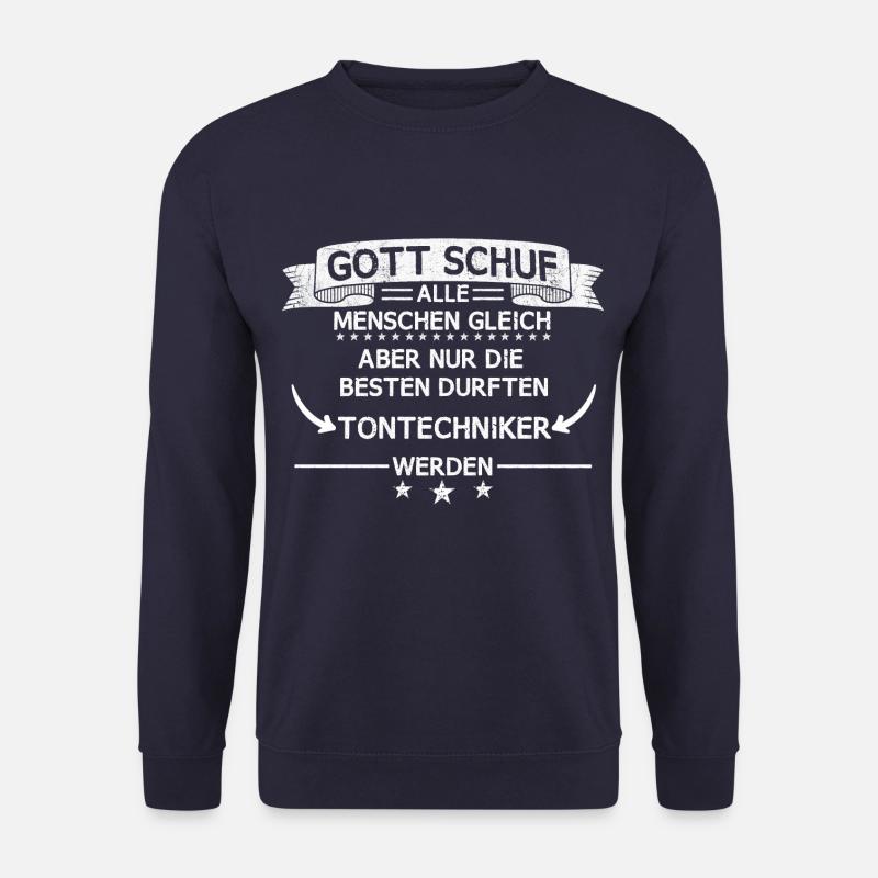 Tontechniker Tontechnik Veranstaltungstechniker - Unisex Pullover - Navy