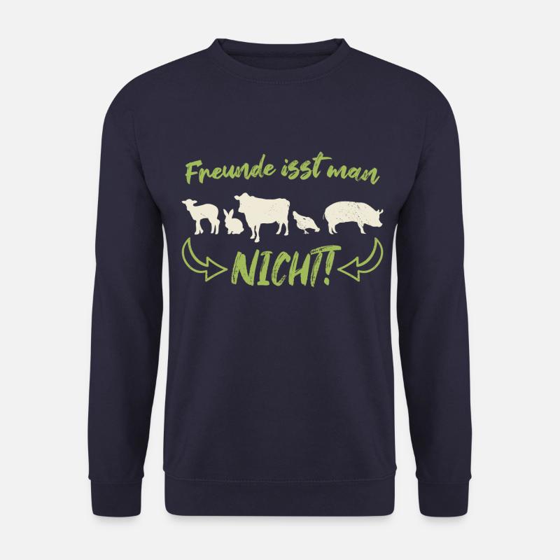 Vegetarisch Vegan Vegetarier Veganer Spruch - Unisex Pullover - Navy
