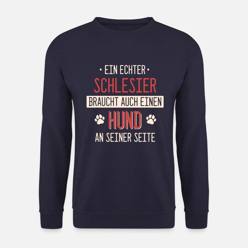Schlesien Schlesier Deutschland Polen Spruch - Unisex Pullover - Navy