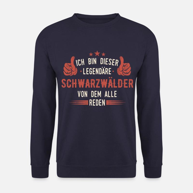Schwarzwald Schwarzwälder Heimat Spruch - Unisex Pullover - Navy