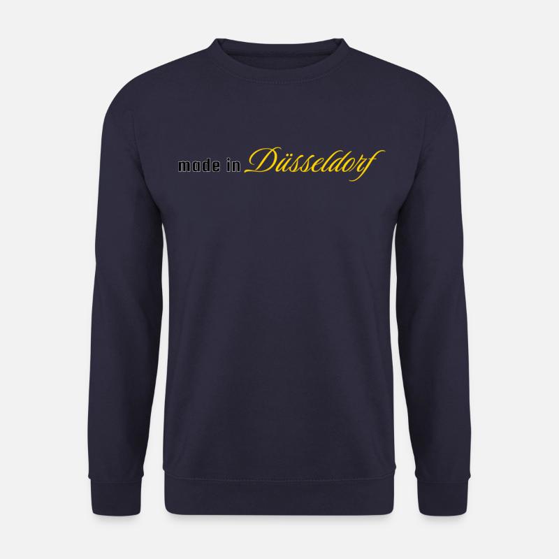 fabriqué à Düsseldorf - Sweat-shirt Unisexe - marine