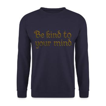 Soyez gentil avec votre - Sweat-shirt Unisexe - marine - Devant - Alina (178cm) & Michal (187cm)