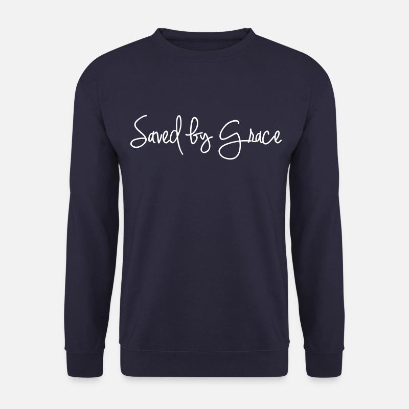 Saved by Grace - Unisex Pullover - Navy