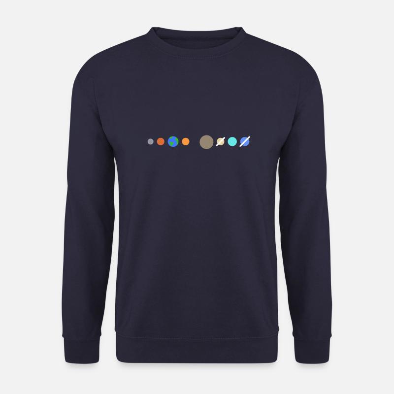 Solar system planets - Unisex Sweatshirt - navy