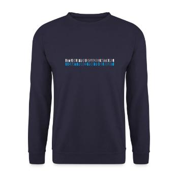 you disagree with me - Unisex Sweatshirt - navy - Front - Alina (178cm) & Michal (187cm)