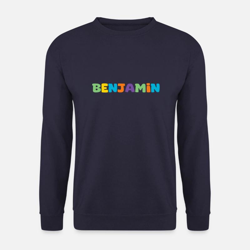 Name - Benjamin - Unisex Sweatshirt - navy