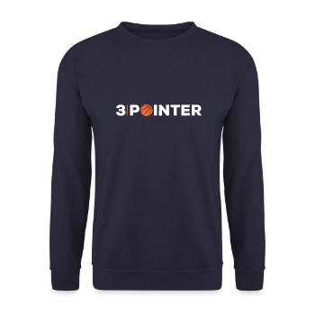 Basketball - Unisex Sweatshirt - navy - Front - Alina (178cm) & Michal (187cm)