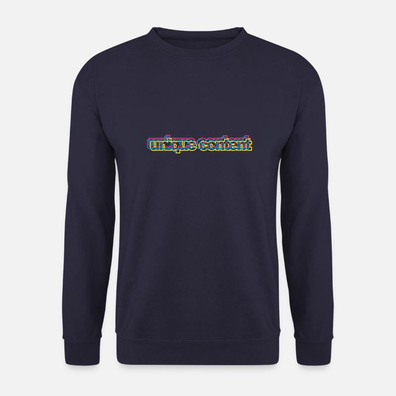unique content 3C - Unisex Pullover - Navy