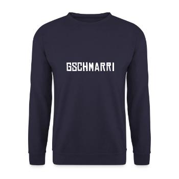 gschmarri - Unisex Pullover - Navy - Vorne - Alina (178cm) & Michal (187cm)
