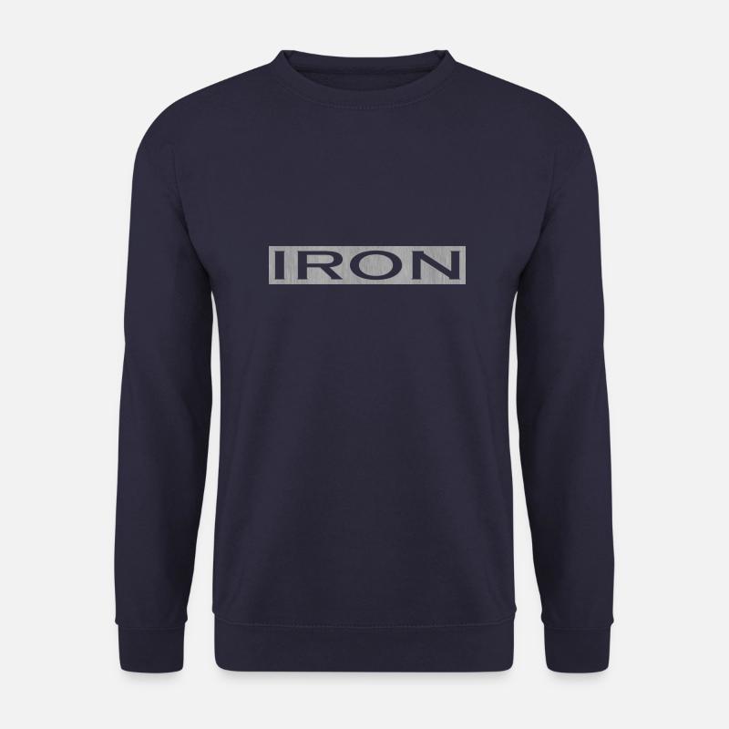IRON - version 3 - Unisex Sweatshirt - navy