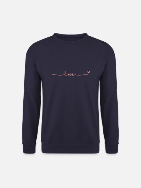 Amour - Sweat-shirt Unisexe - marine