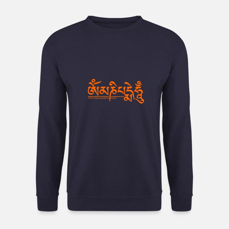 Om mani padme hum - Unisex Pullover - Navy