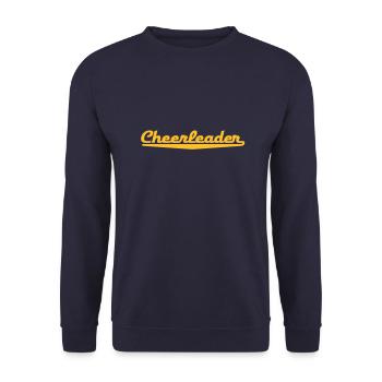 cheerleader - Unisex Pullover - Navy - Vorne - Alina (178cm) & Michal (187cm)
