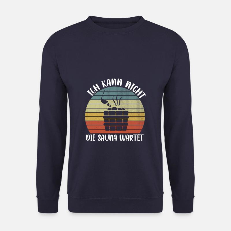 Sauna Ich kann nicht - Unisex Pullover - Navy