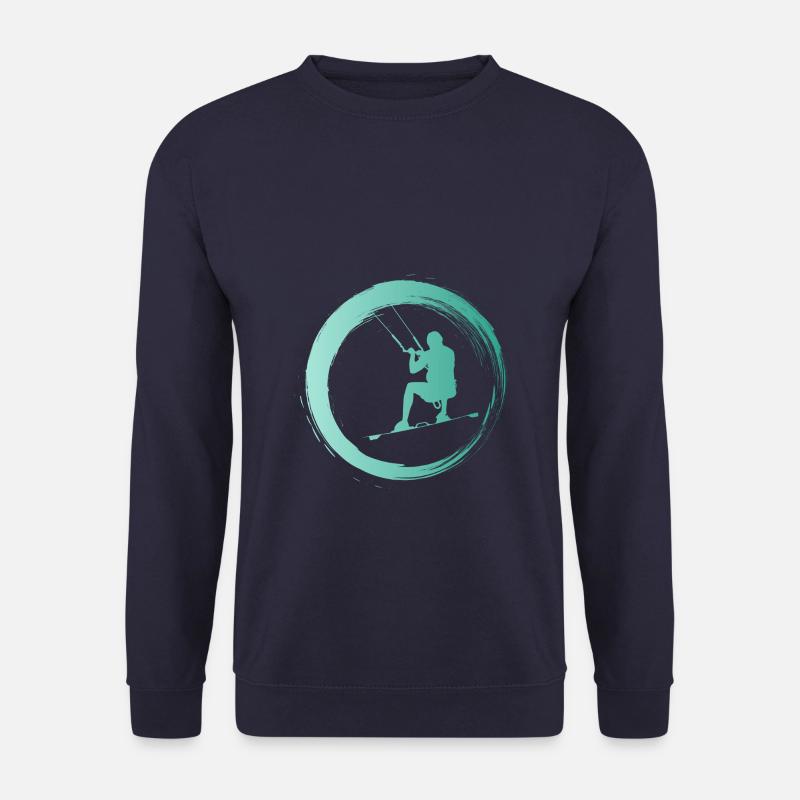 Sporty Hobby Leidenschaft Kiteboard - Unisex Pullover - Navy