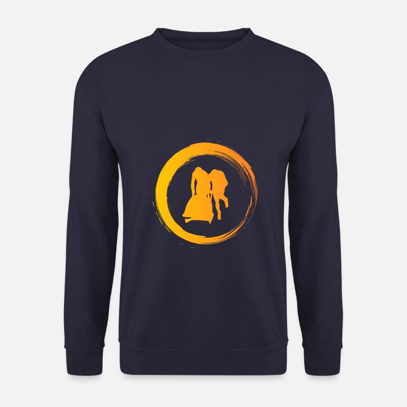 Sporty Hobby Leidenschaft Rodeln - Unisex Pullover - Navy