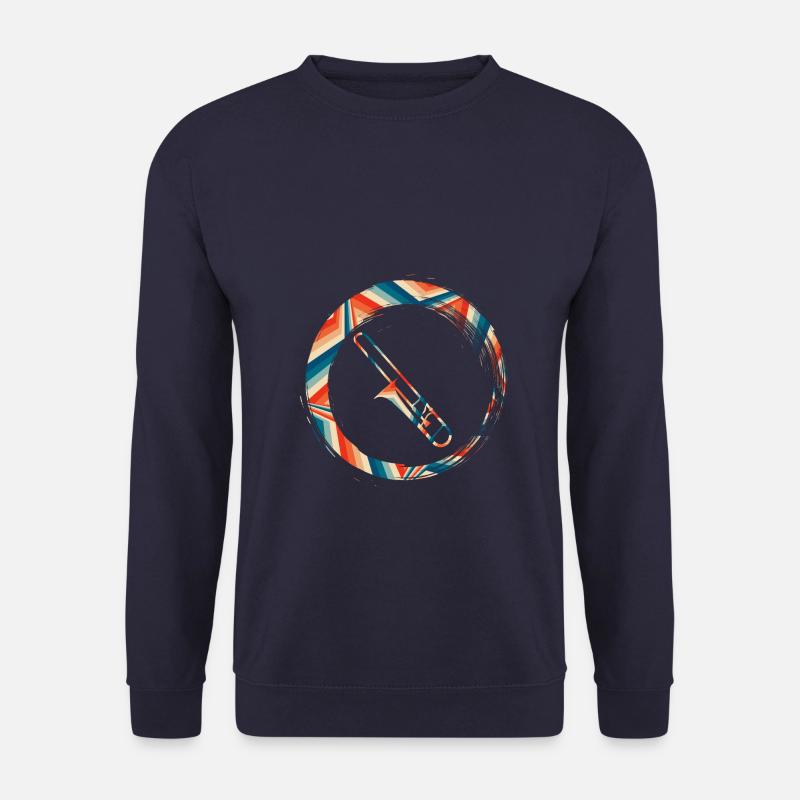 Sporty Hobby Leidenschaft Posaune - Unisex Pullover - Navy